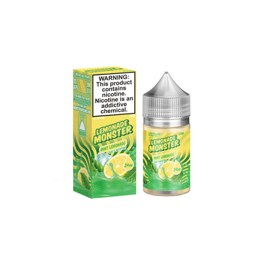 Jam Monster Salt Series E-Liquid 30mL Mint Lemonade with Packaging