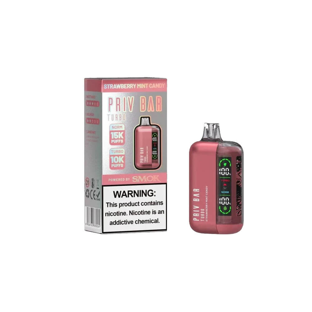 SMOK – Space Man Disposable 10,000 Puffs 15ml 50mg Strawberry Mint Candy