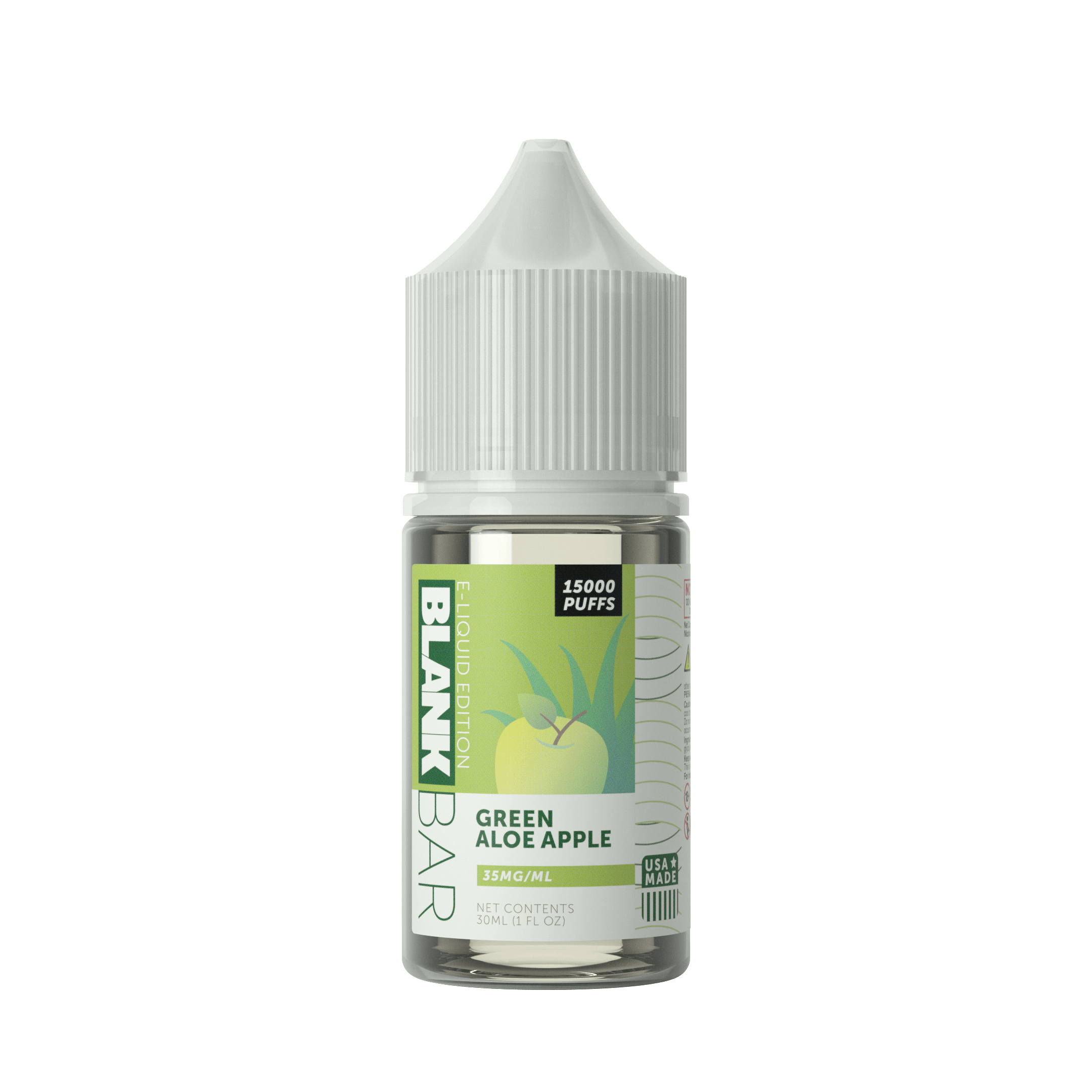 Green Aloe Apple | Blank Bar 15000 Puff Juice Salt Series | 30mL