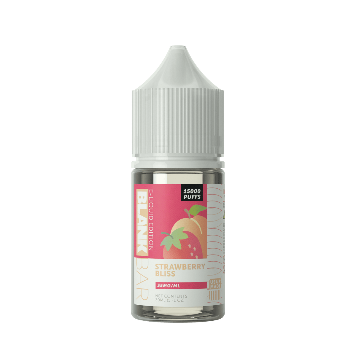 Strawberry Bliss | Blank Bar 15000 Puff Juice Salt Series | 30mL