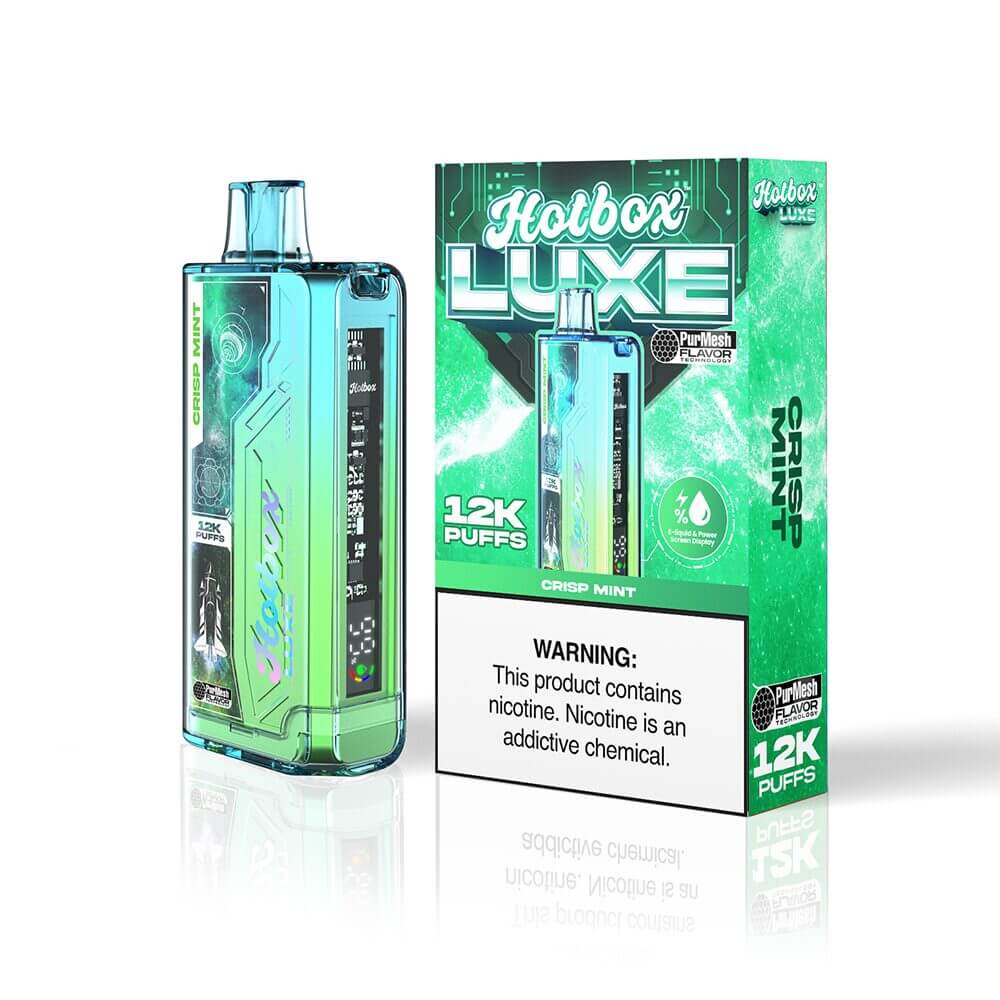 Puff HotBox Luxe Disposable 12000 puffs 20mL 50mg 