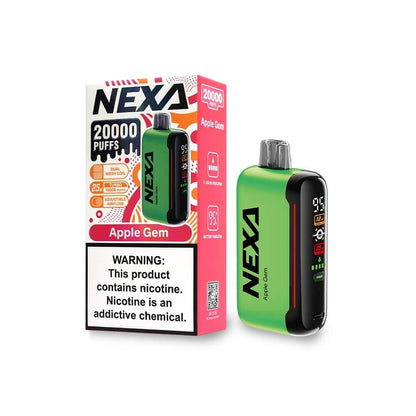NEXA 20K Disposable Apple-Gem with packaging