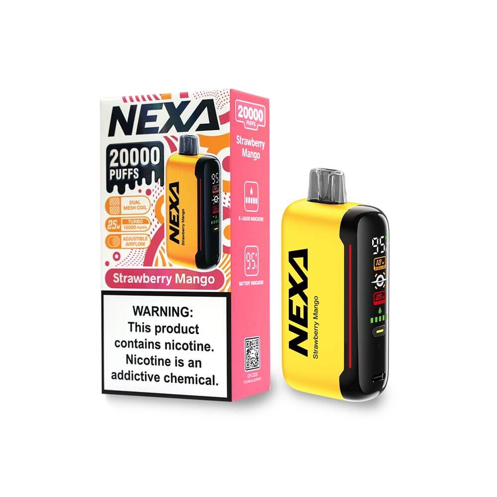 NEXA 20K Disposable Strawberry-Mango with packaging