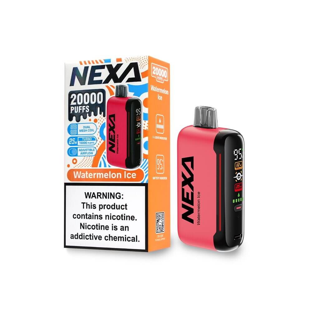 NEXA 20K Disposable Watermelon-Ice with packaging