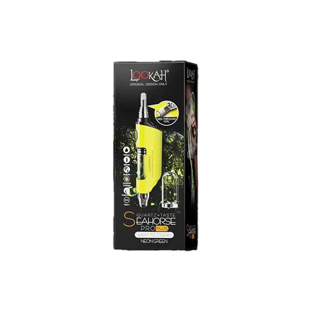 Lookah Seahorse Pro Plus Nectar Collector Wax Vaporizer (650mAh) Neon Green