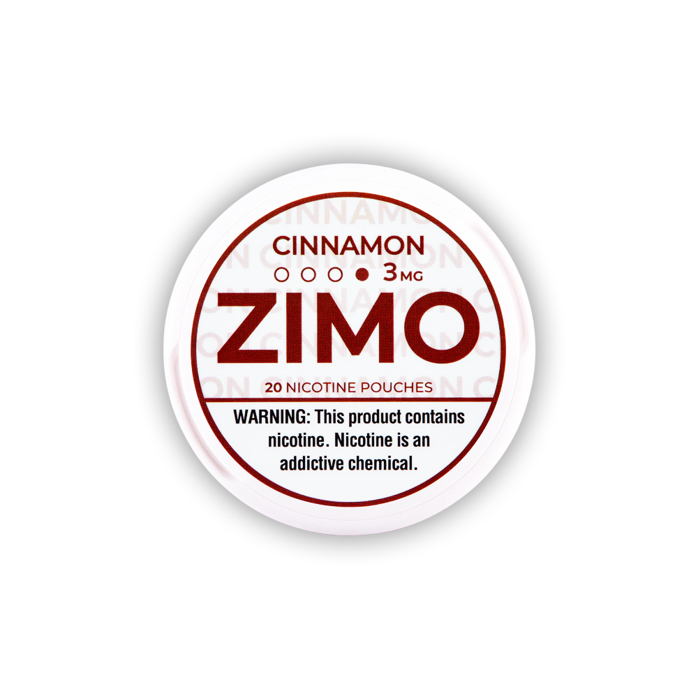 Zimo Nicotine Pouches (20ct Can)(5-Can Pack) Cinnamon 03mg (SAS)