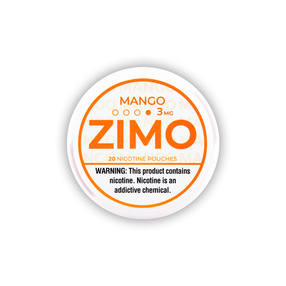 Zimo Nicotine Pouches (20ct Can)(5-Can Pack) Mango 03mg (SAS)