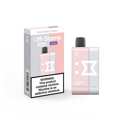 Off Stamp Disposable Kit 9000 Puffs California Cherry