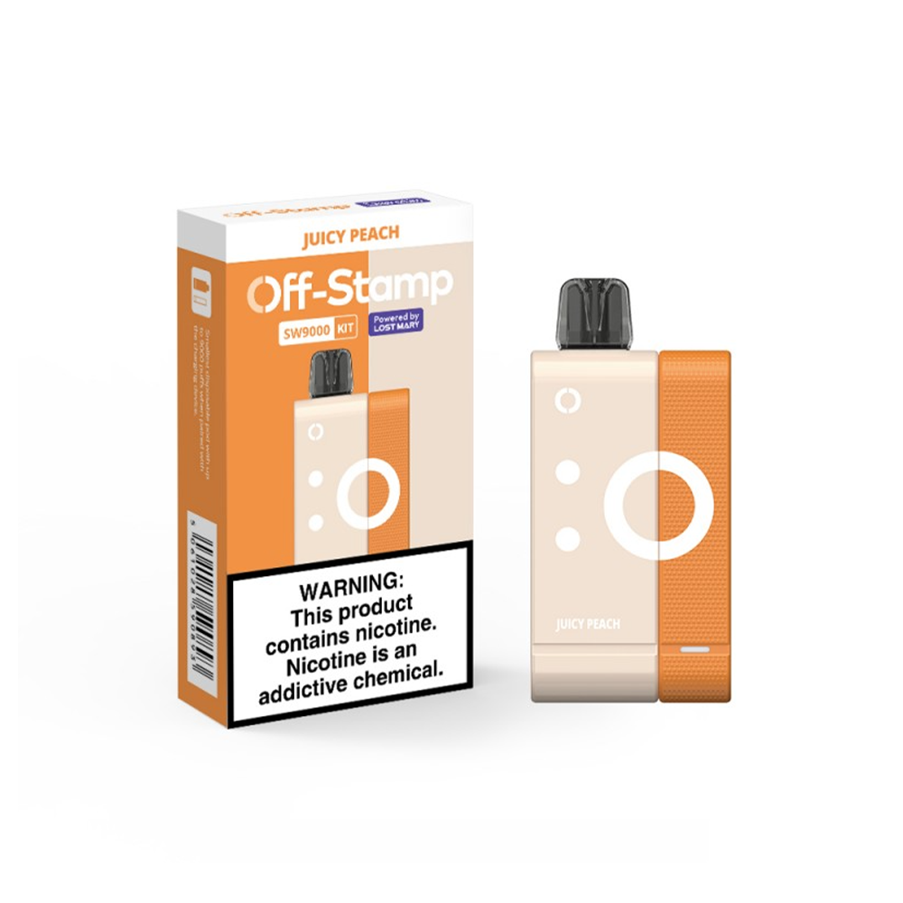 Off Stamp Disposable Kit 9000 Puffs Juicy Peach