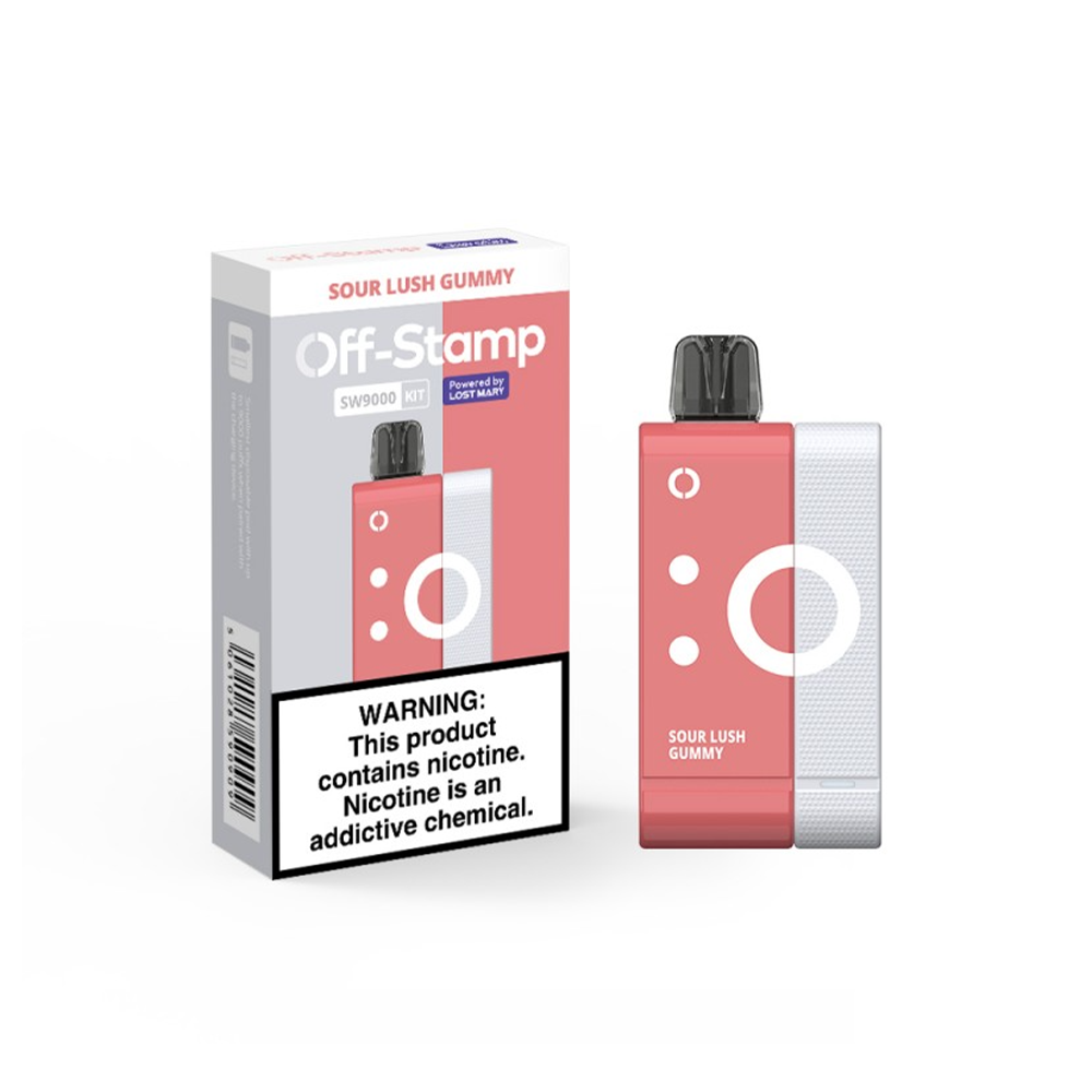 Off Stamp Disposable Kit 9000 Puffs Sour Lush Gummy