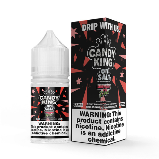 Strawberry Pop Drops | Candy King Salts | 30mL with Packaging