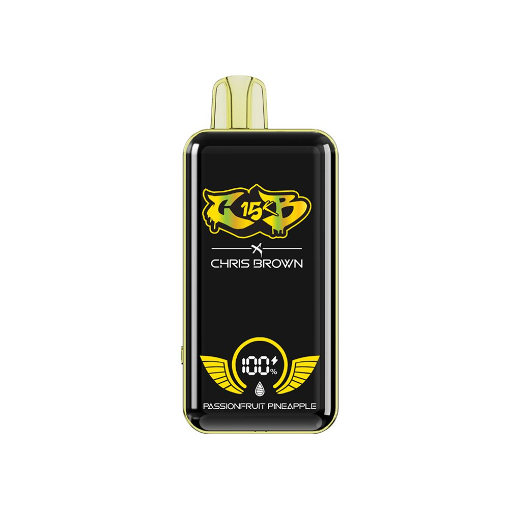 Chris Brown CB15K Disposable 15000 Puffs 15mL 50mg - Passionfruit Pineapple