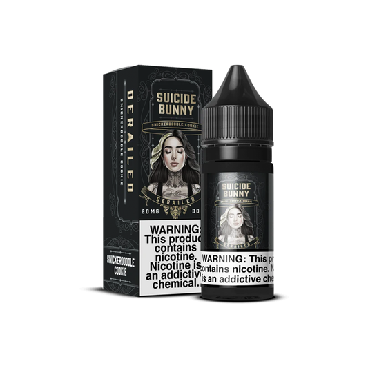 Derailed by Suicide Bunny Salt Series E-Liquid 30mL (Salt Nic) - 20mg with Packaging