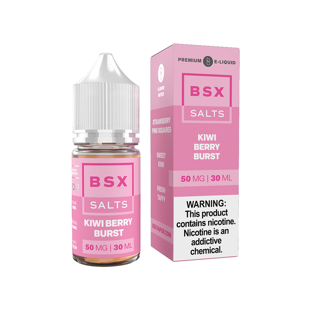 Kiwi Berry Burst | Glas BSX TFN Salts | 30mL - 50mg with packaging