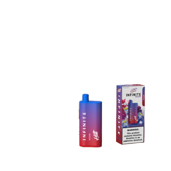 Hitt Infinity Disposable 8000 Puffs 20mL Razzler with Packaging