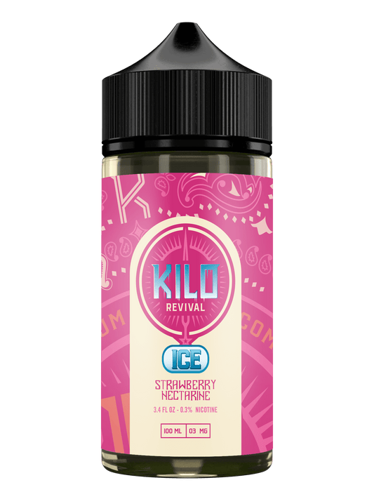 Strawberry Nectarine Ice by Kilo Revival Tobacco-Free Nicotine Series 100mL Bottle
