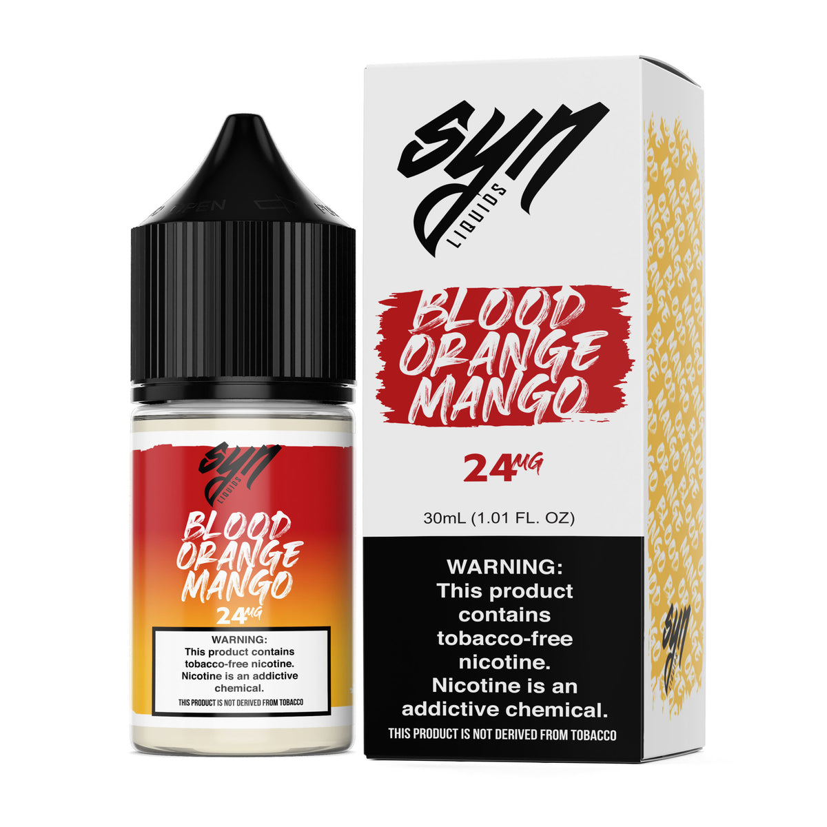 Blood Orange Mango TF-Nic by Syn Liquids Salt Series 30mL with Packaging