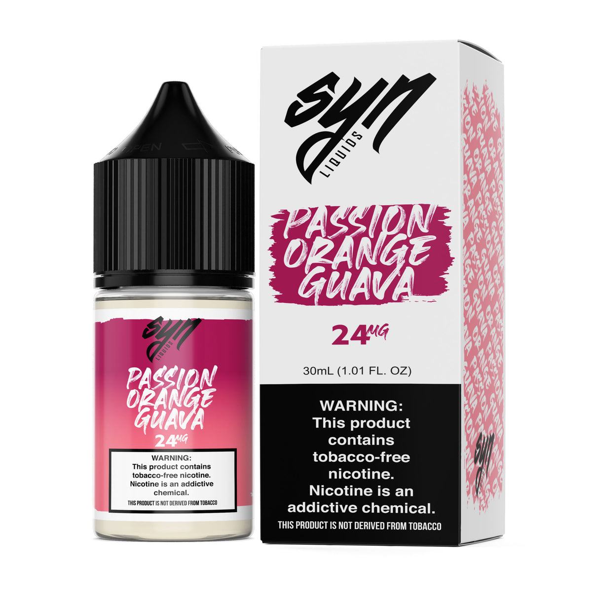 Passion Orange Guava TF-Nic by Syn Liquids Salt Series 30mL with Packaging