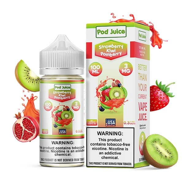 Strawberry Kiwi Pomberry by Pod Juice Series 100mL with Packaging
