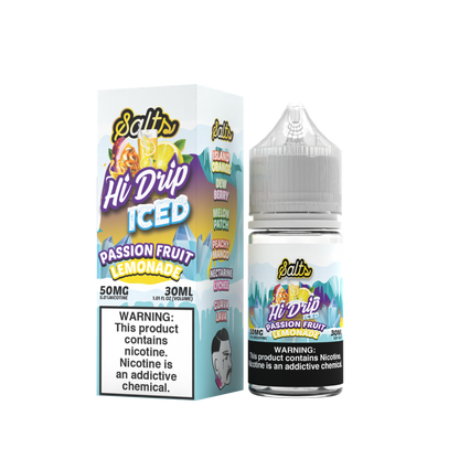 Passionfruit Fruit Lemonade ICED by Hi-Drip Salts Series 30mL with Packaging