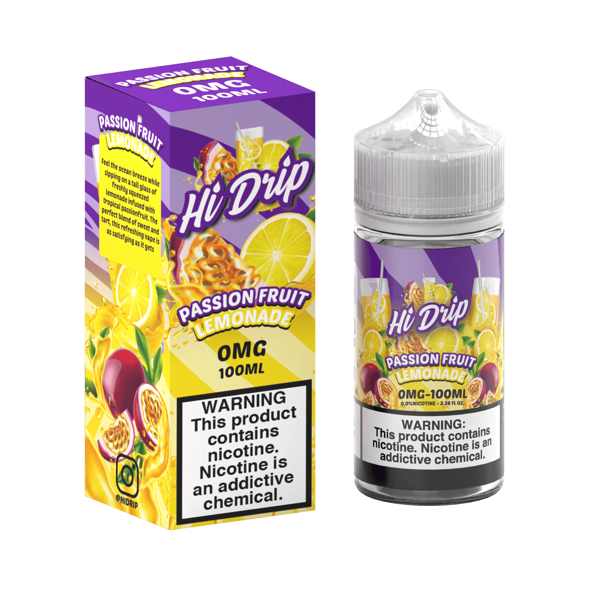Passionfruit Fruit Lemonade by Hi-Drip Series 100mL with Packaging