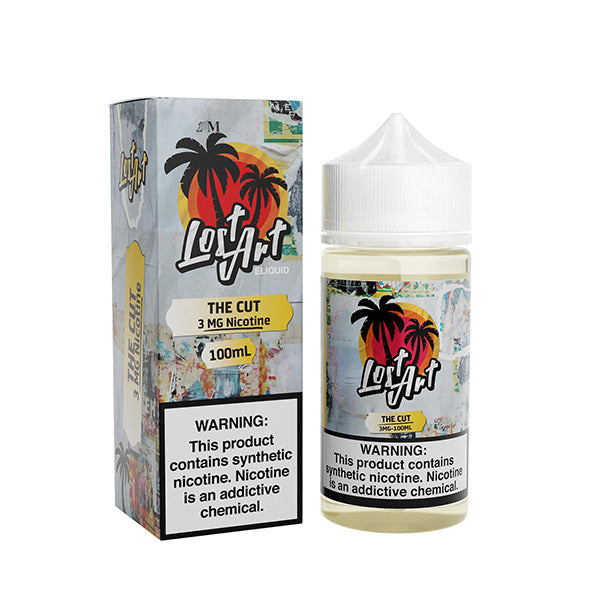 The Cut by Lost Art Tobacco-Free Nicotine Series 100mL with Packaging