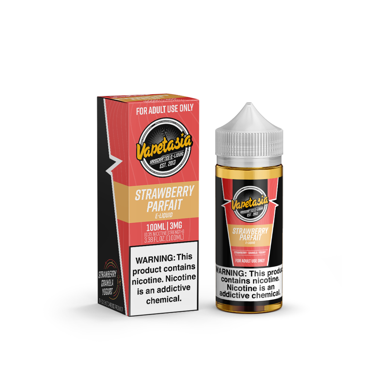 Strawberry Parfait by Vapetasia Series 100mL with Packaging