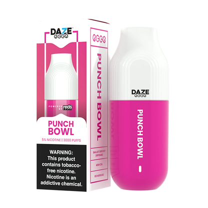Daze Egge Disposable | 3000 Puffs | 7mL Punch Bowl	 with Packaging