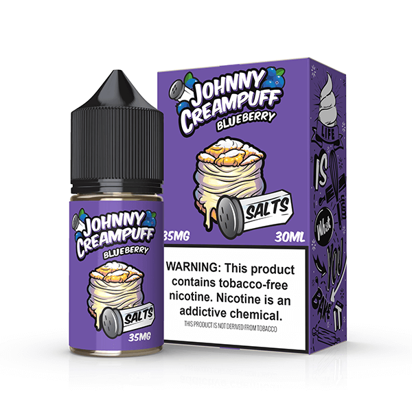 Blueberry by Tinted Brew – Johnny Creampuff TF-Nic Salts Series 30mL with Packaging