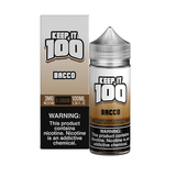 Bacco by Keep It 100 Tobacco-Free Nicotine Series 100mL with Packaging