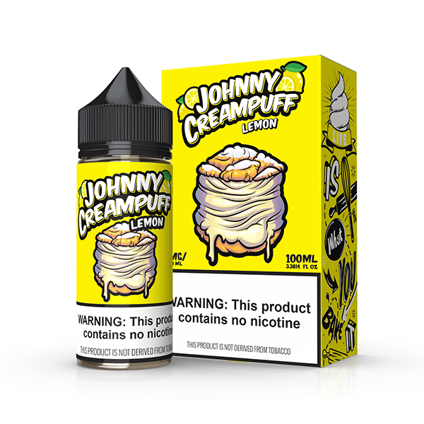 Lemon by Tinted Brew – Johnny Creampuff TF-Nic Series 100mL with Packaging