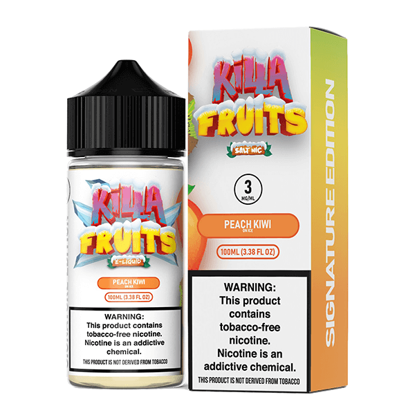 Peach Kiwi on Ice by Killa Fruits Signature TFN Series 100mL   with Packaging