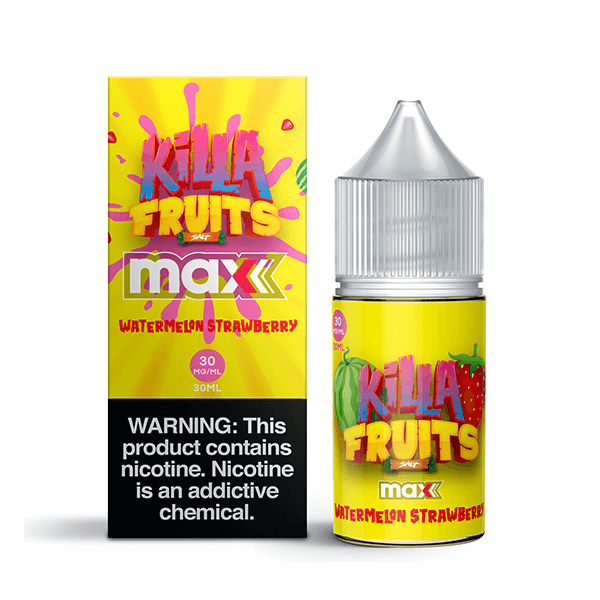 Watermelon Strawberry by Killa Fruits Max TFN Salts Series 30mL with Packaging