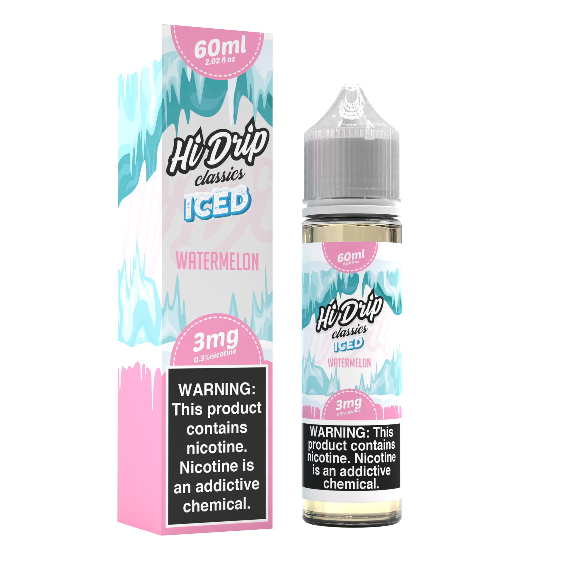 Watermelon Iced by Hi-Drip Classics Series 60mL with Packaging