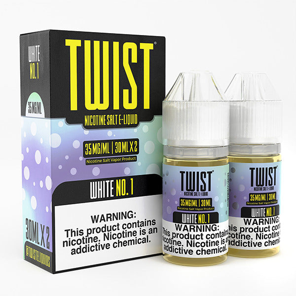 White No. 1 by Twist Salts Series 60mL with Packaging