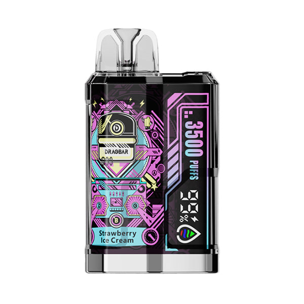 ZOVOO DRAGBAR B3500 Disposable 3500 Puffs 8mL 50mg straberry ice cream