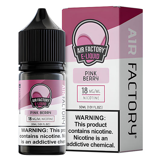 Pink Berry by Air Factory Salt E-Juice 30mL with packaging