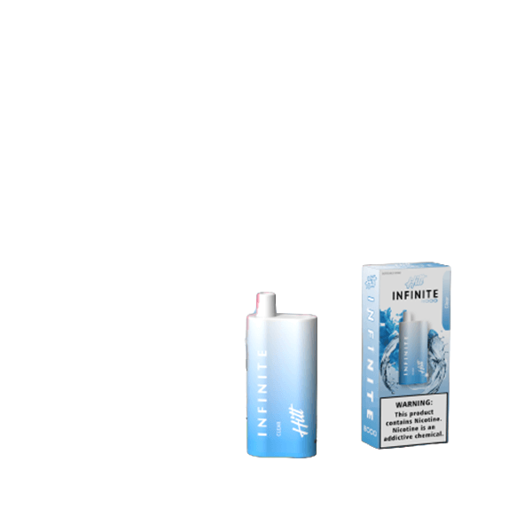 Hitt Infinity Disposable 8000 Puffs 20mL Clear with Packaging