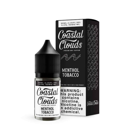 Menthol Tobacco | Coastal Clouds Salts | 30mL with packaging