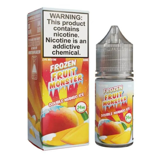 Double Mango Ice by Jam Monster Salt Series E-Liquid 30mL with packaging