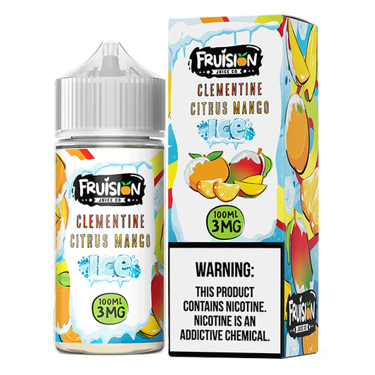 Clementine Citrus Mango Ice by Frusion E-Juice 100mL (Freebase) wth Packaging