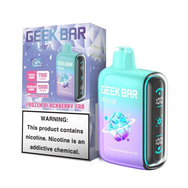 Geek Bar Pulse Disposable frozen blackberry fab