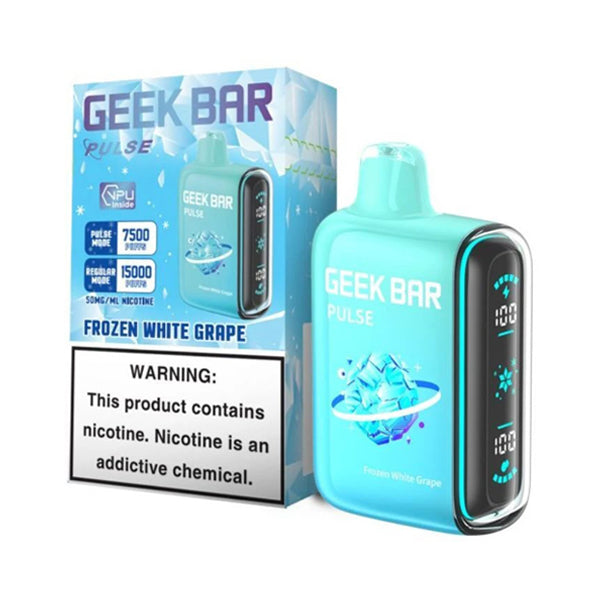 Geek Bar Pulse Disposable frozen white grape