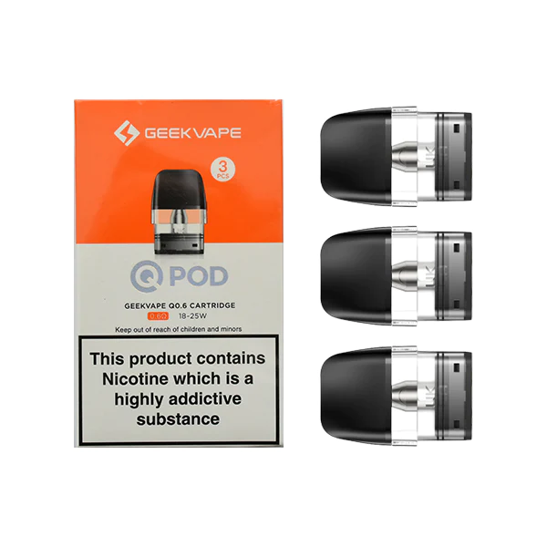Geekvape Sonder/Wenax Q Pods 3-Pack 0.6ohm with packaging