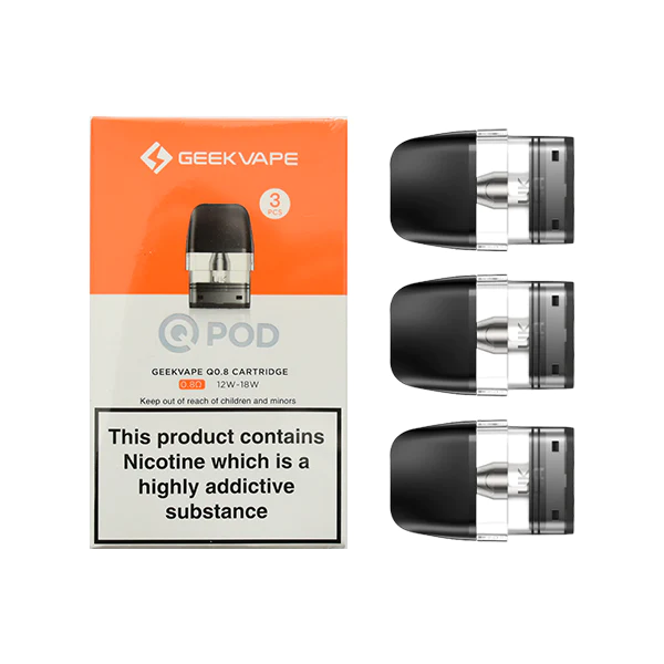 Geekvape Sonder/Wenax Q Pods 3-Pack 0.8ohm with packaging