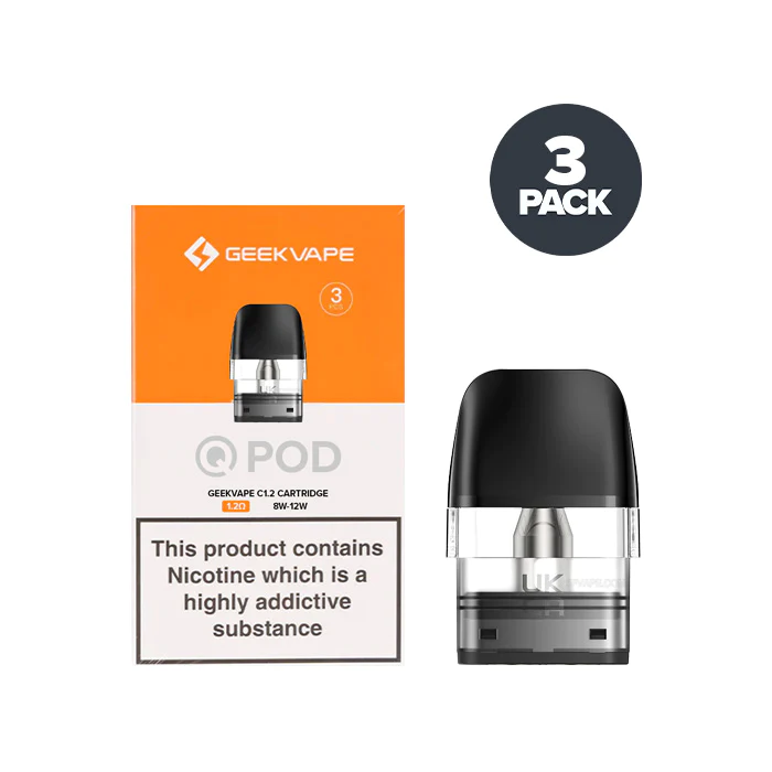 Geekvape Sonder/Wenax Q Pods 3-Pack 1.2ohm with packaging