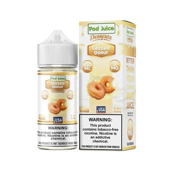 Glazed Donut by Pod Juice Series 100mL with Packaging