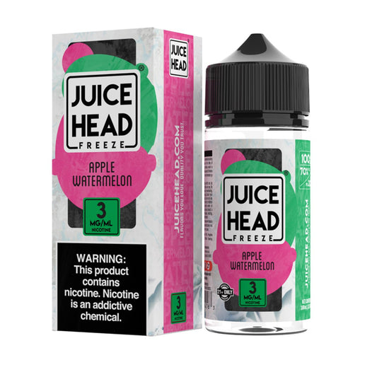 Apple Watermelon Freeze by Juice Head Series E-Liquid 100mL (Freebase with packaging