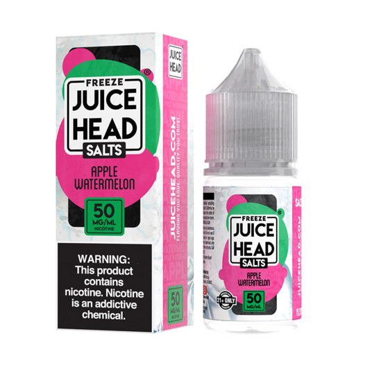 Apple Watermelon Freeze by Juice Head Salt Series E-Liquid 30mL (Salt Nic) with packaging