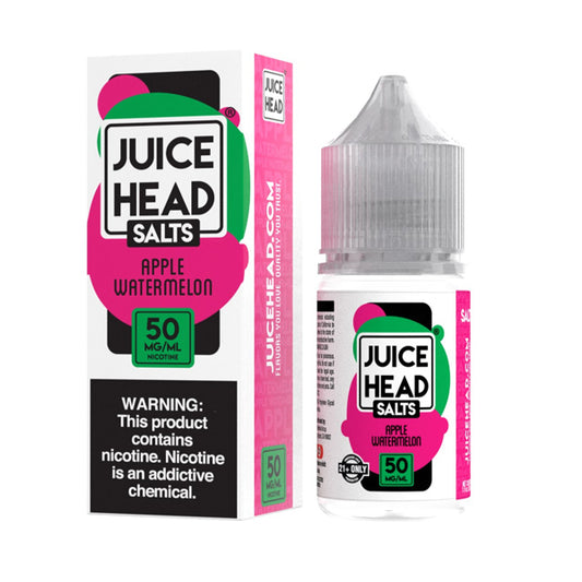 Apple Watermelon by Juice Head Salt Series E-Liquid 30mL (Salt Nic) with packaging